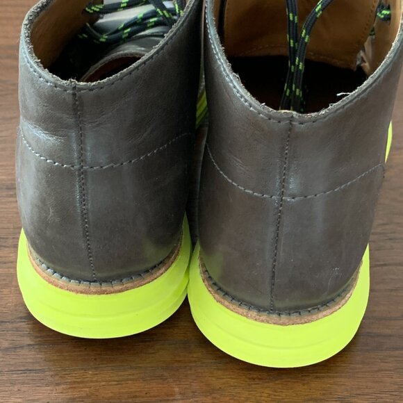 Cole Haan Men's Grand OS Chukka book - Grey and key lime - Picture 9 of 16